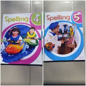 BJU Spelling Student books 4 and 5 lot